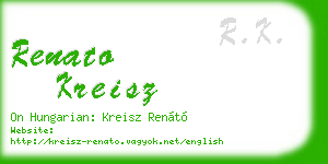 renato kreisz business card